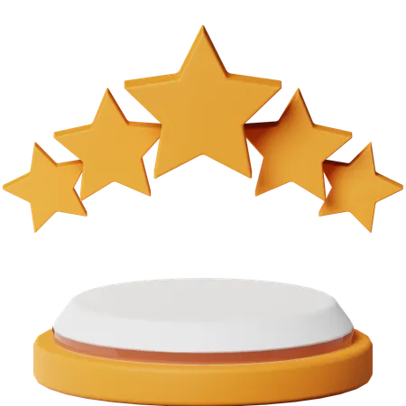 Rating Stars  3D Icon