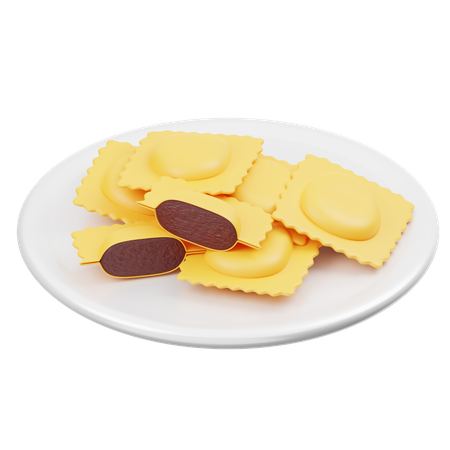 Ravioli  3D Icon