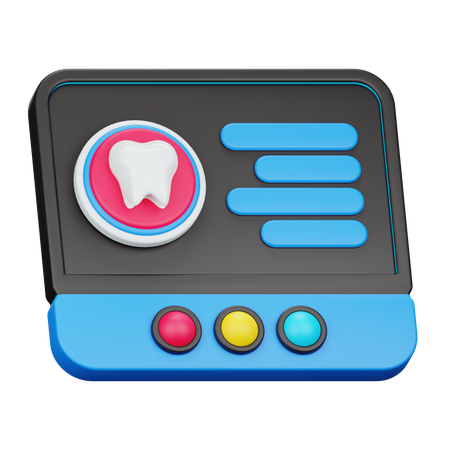 Radiografía dental  3D Icon