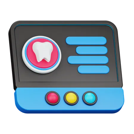 Radiografía dental  3D Icon