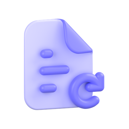 Recarregar arquivo  3D Icon