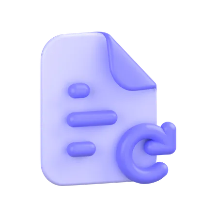 Recarregar arquivo  3D Icon