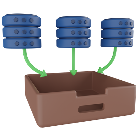 Recopilación de datos  3D Icon