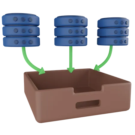 Recopilación de datos  3D Icon