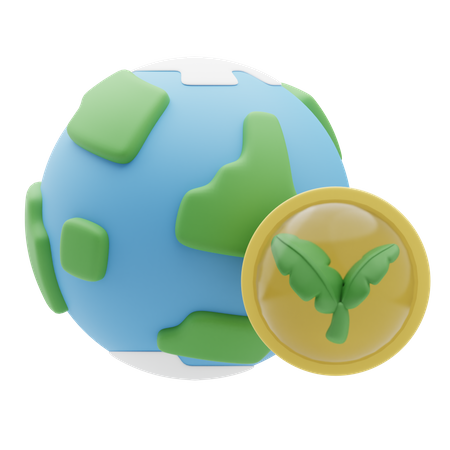 Recursos naturais  3D Icon