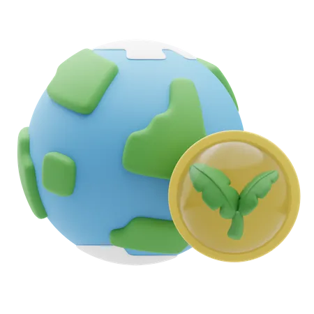 Recursos naturais  3D Icon