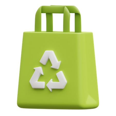 Recycle Bag  3D Icon