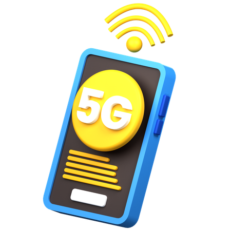 Red 5g  3D Icon