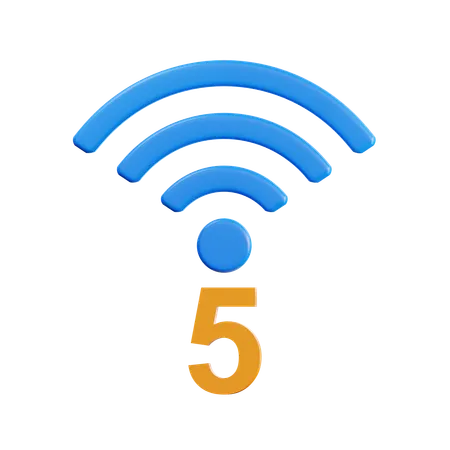 Red 5g  3D Icon