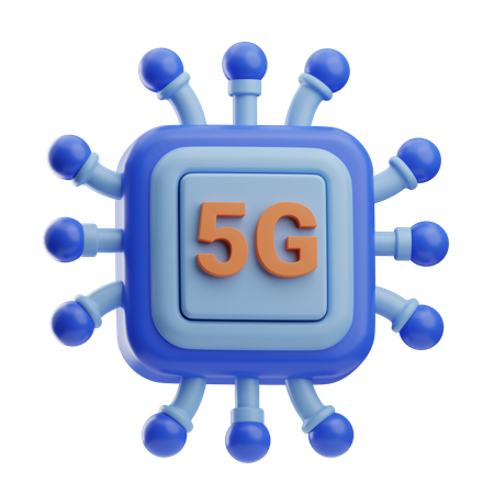 Red 5g  3D Icon