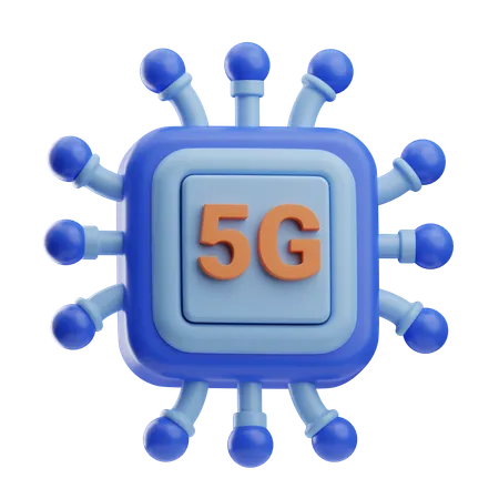 Red 5g  3D Icon