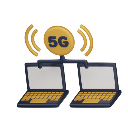 Red 5g  3D Icon