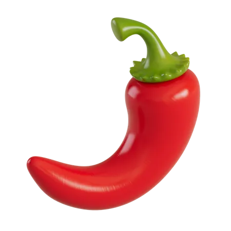 Red Chili  3D Illustration