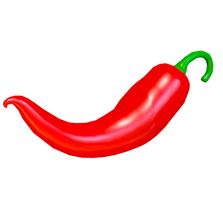 Red Chilli  3D Icon