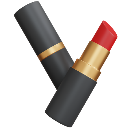 Red Lipstick  3D Icon