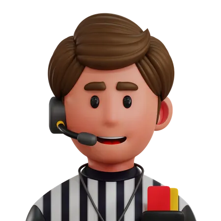 Referee  3D Icon