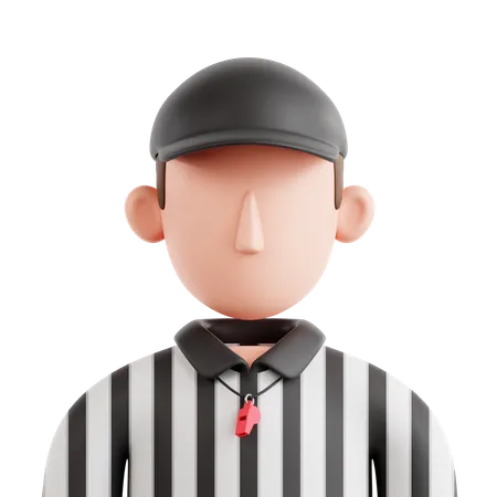 Referee  3D Icon