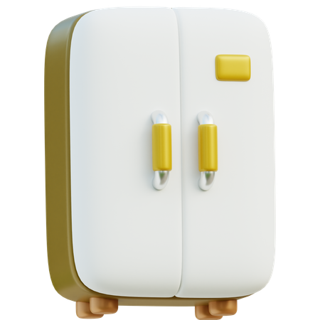 Refrigerator  3D Icon