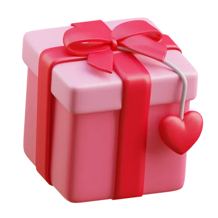 Regalo de amor  3D Icon