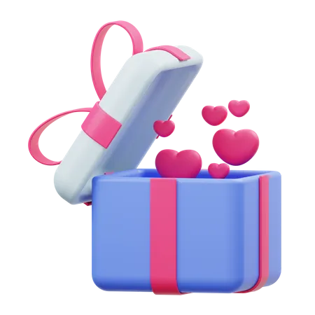 Regalo de san valentin  3D Illustration