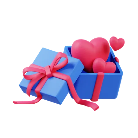 Regalo de san valentin  3D Illustration