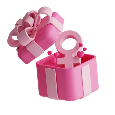 Regalo del día de la mujer  3D Icon