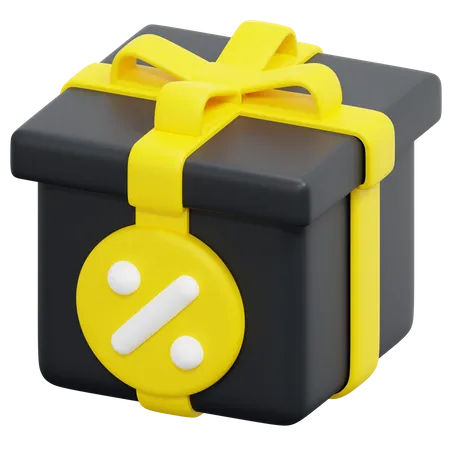 Descuento de regalo  3D Icon