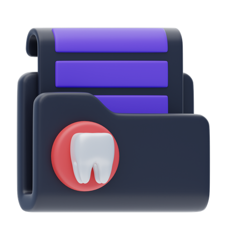 Registro dental  3D Icon