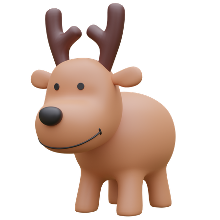 Reindeer  3D Icon