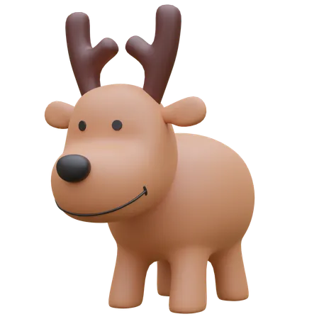 Reindeer  3D Icon