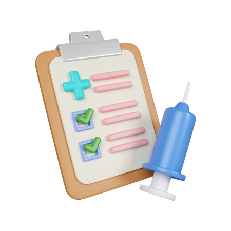 Relatório médico  3D Icon