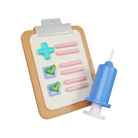 Relatório médico  3D Icon