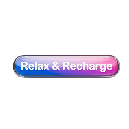 Relax And Recharge  3D Icon