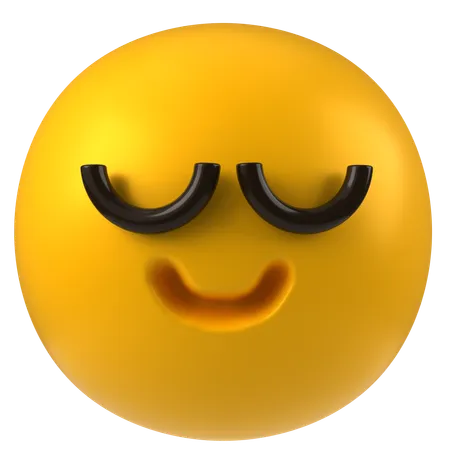 Relax Emoji  3D Icon