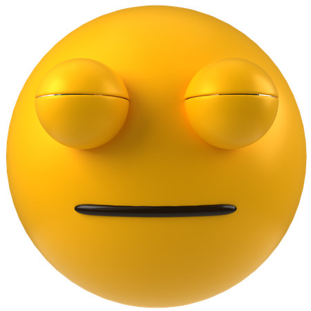 Relax Emoji  3D Icon