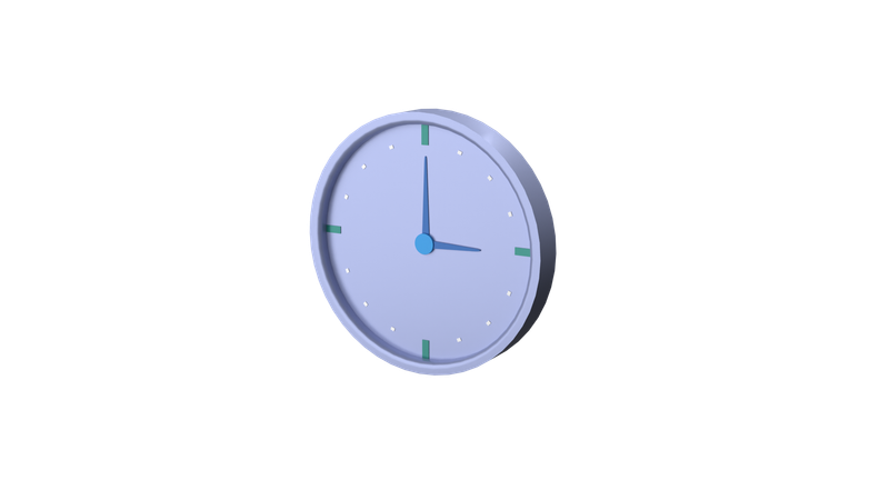 Reloj  3D Icon