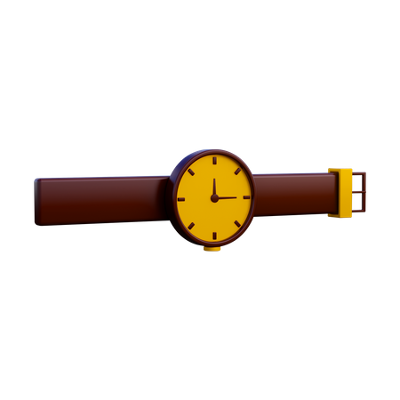 Reloj de pulsera  3D Illustration