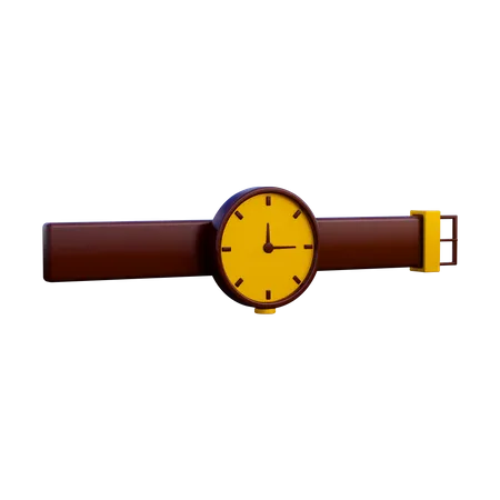 Reloj de pulsera  3D Illustration