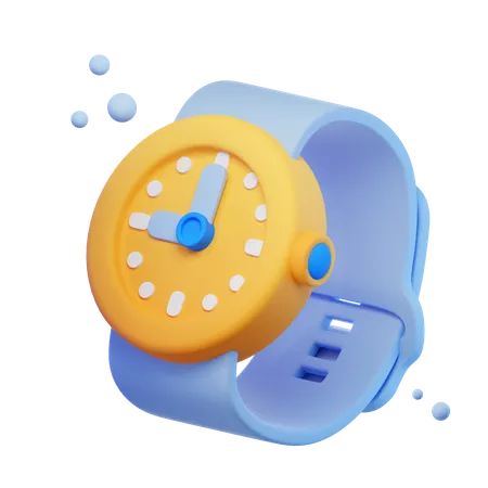 Reloj de pulsera  3D Icon