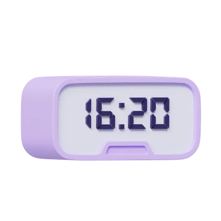 Reloj digital  3D Icon