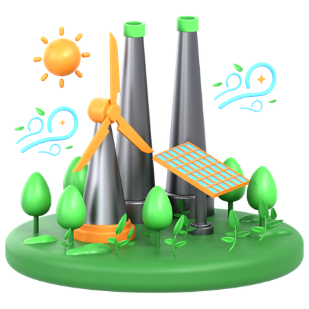 Renewable Resources  3D Icon