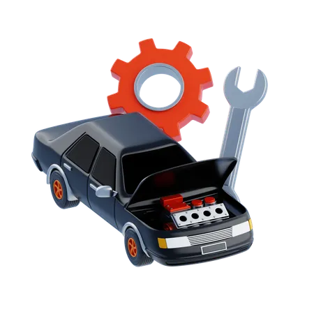 Reparación automotriz  3D Icon