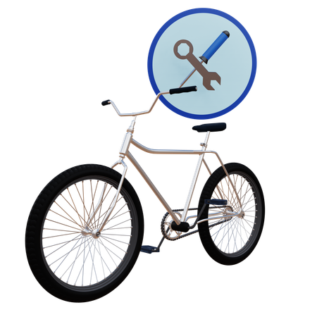 Reparación de bicicletas  3D Icon