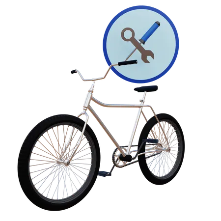 Reparación de bicicletas  3D Icon