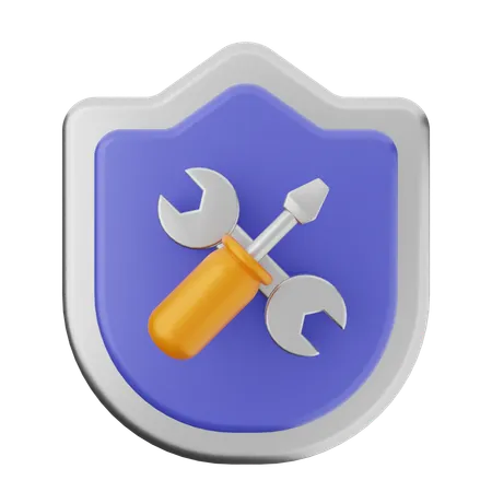 Reparación de protección de escudo  3D Icon