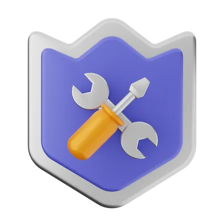 Reparación de protección de escudo  3D Icon