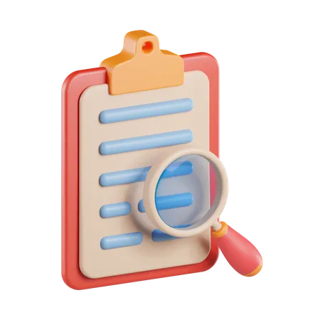 Research  3D Icon