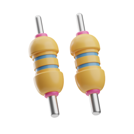 Resistor  3D Icon