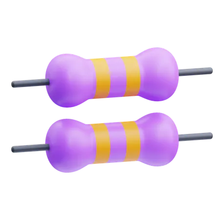 Resistor  3D Icon