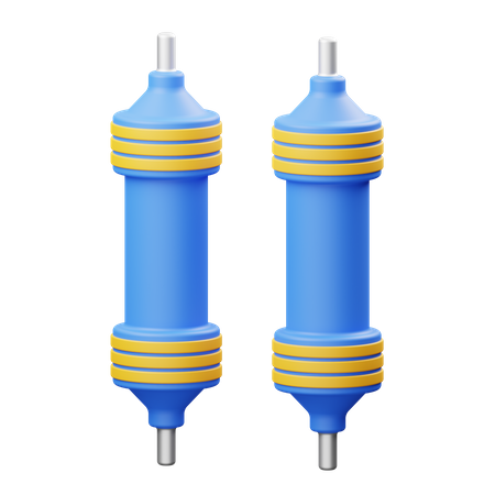 Resistor  3D Illustration